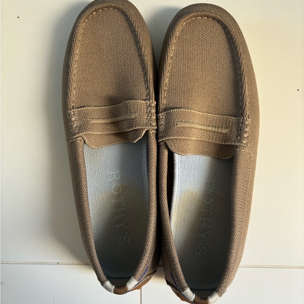Rothy's Tan Canvas Flats & Loafers